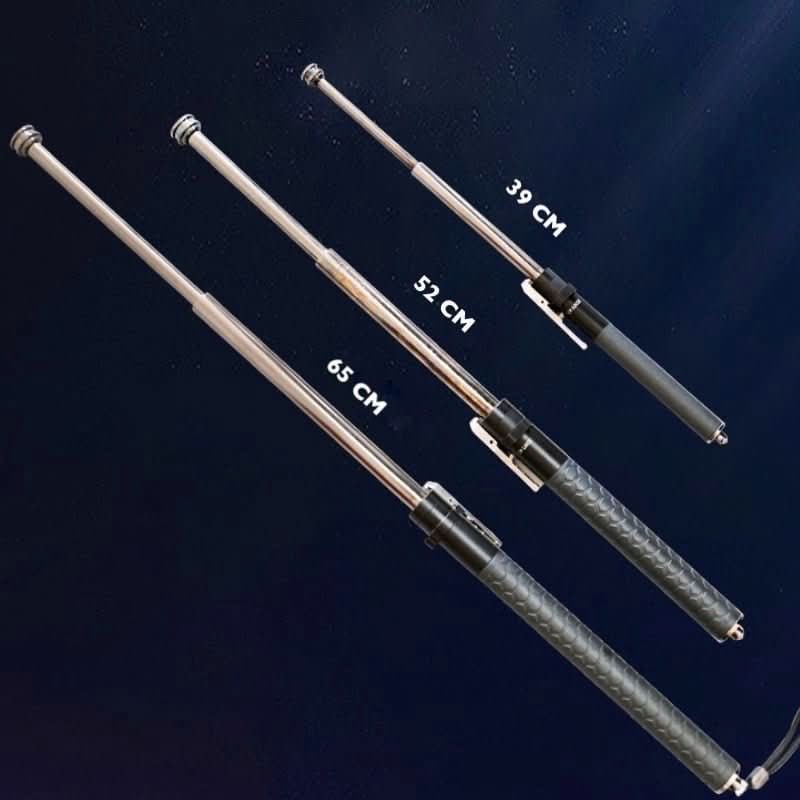 Expandable Baton Collapsible Self Defense Telescopic Metal Glass Breaker Portable Hiking