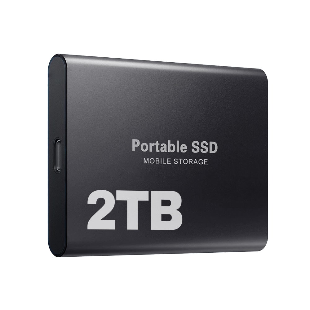 External Ssd 1tb Portable Solid State Drive with Usb-C for Laptop and PC