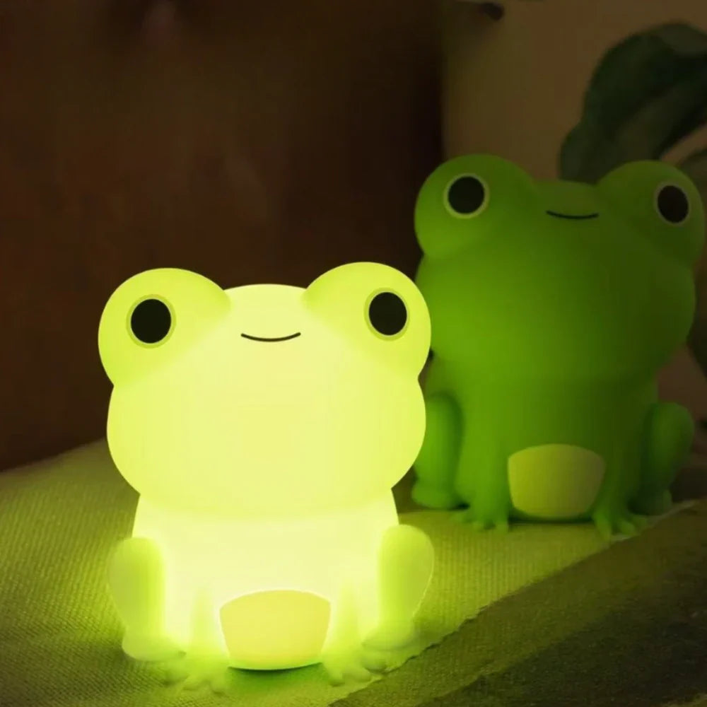Adorable LED Night Lamp Adjustable Brightness with Sleep Timer