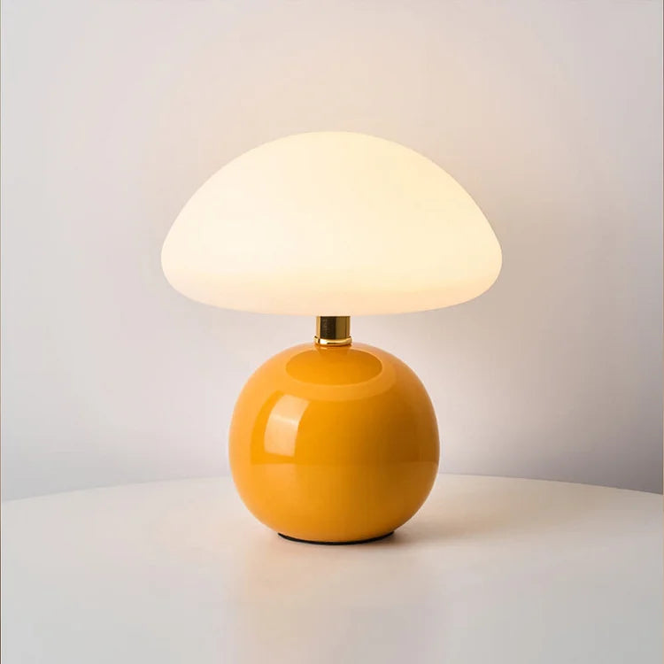 Retro Mushroom Bedside Lamp Bauhaus Inspired Table Lighting