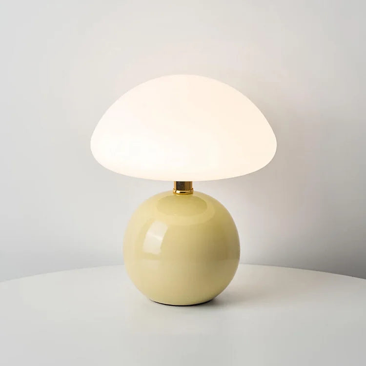 Retro Mushroom Bedside Lamp Bauhaus Inspired Table Lighting
