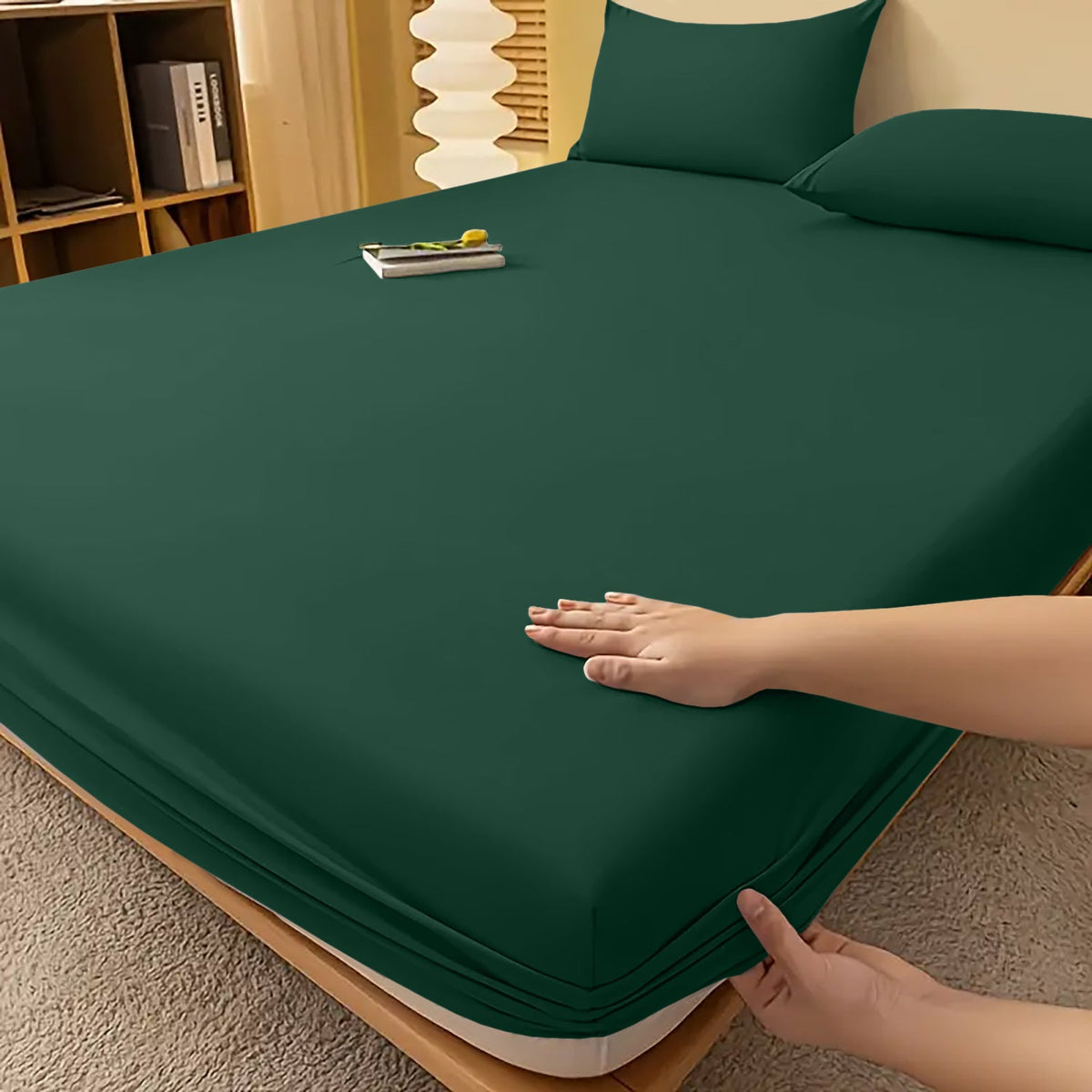 Extra Deep Fitted Bed Sheet – Wrinkle-Resistant All Season Bedding