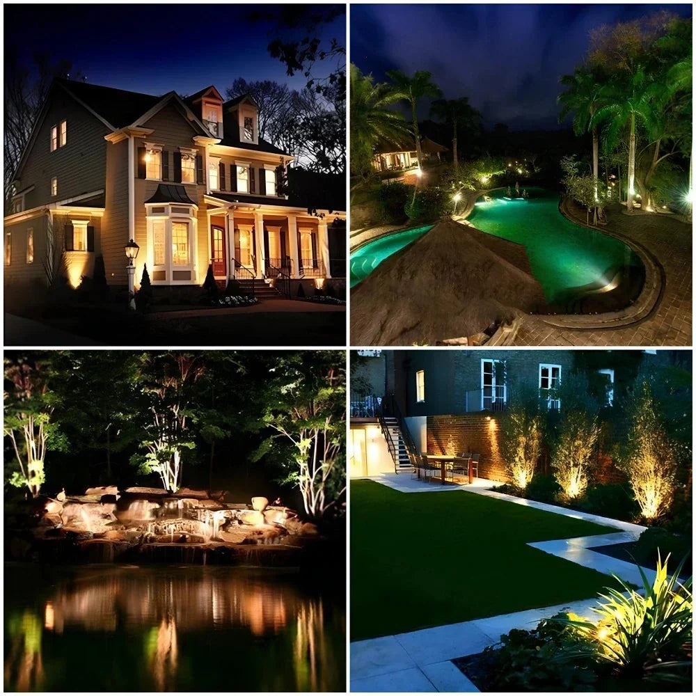 Weather‑Resistant Solar Floodlight Adjustable LED for Pathways