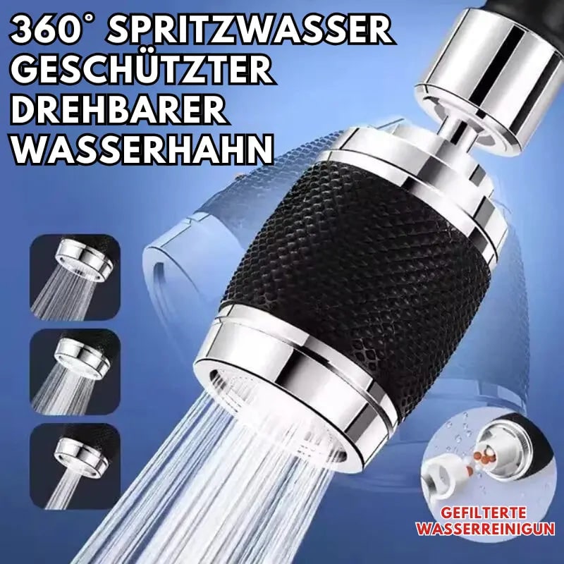 Faucet Aerator with 360° Rotation Three Spray Modes and Cleaning Screen Replacement for Kitchen Sink