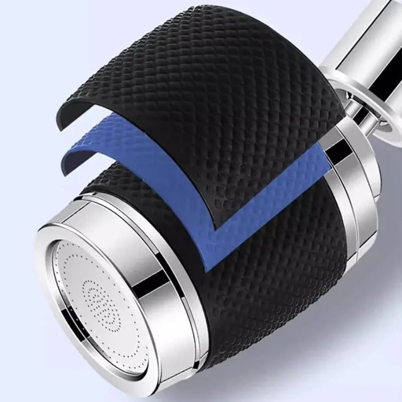 Faucet Aerator with 360° Rotation Three Spray Modes and Cleaning Screen Replacement for Kitchen Sink