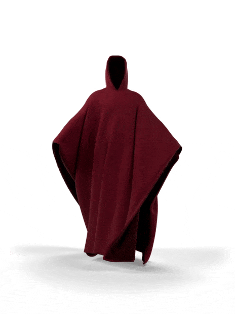 Weighted Cloak Hoodie – Sensory-Friendly Cotton Hoodie with Faux Fur Lining, Cozy Oversized Comfort
