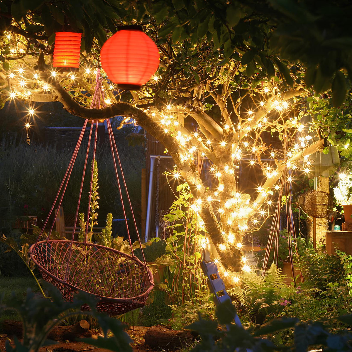 Outdoor Solar Fairy Lights Weatherproof LED for Garden & Events