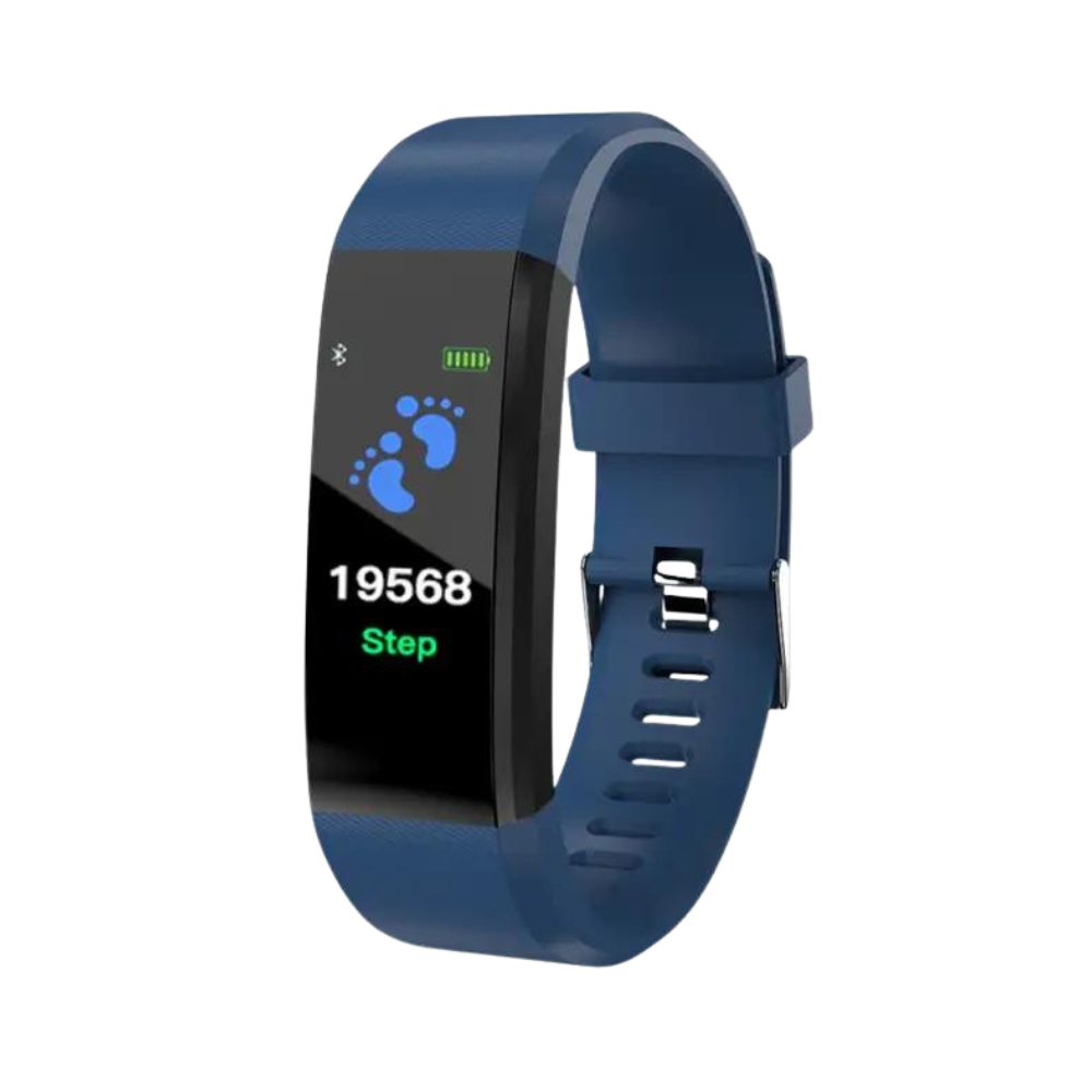 Fitness Tracker Step Watch with Heart Rate Monitor and Distance Tracking for Seniors