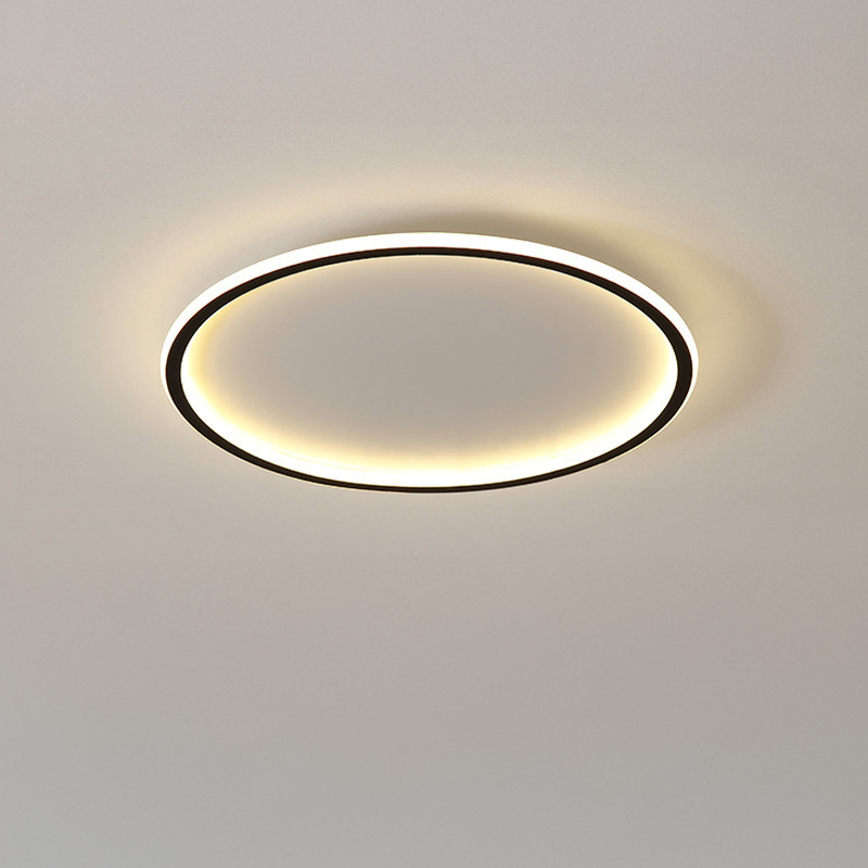 Flush Mount LED Ceiling Light Circular Modern Dimmable Fixture