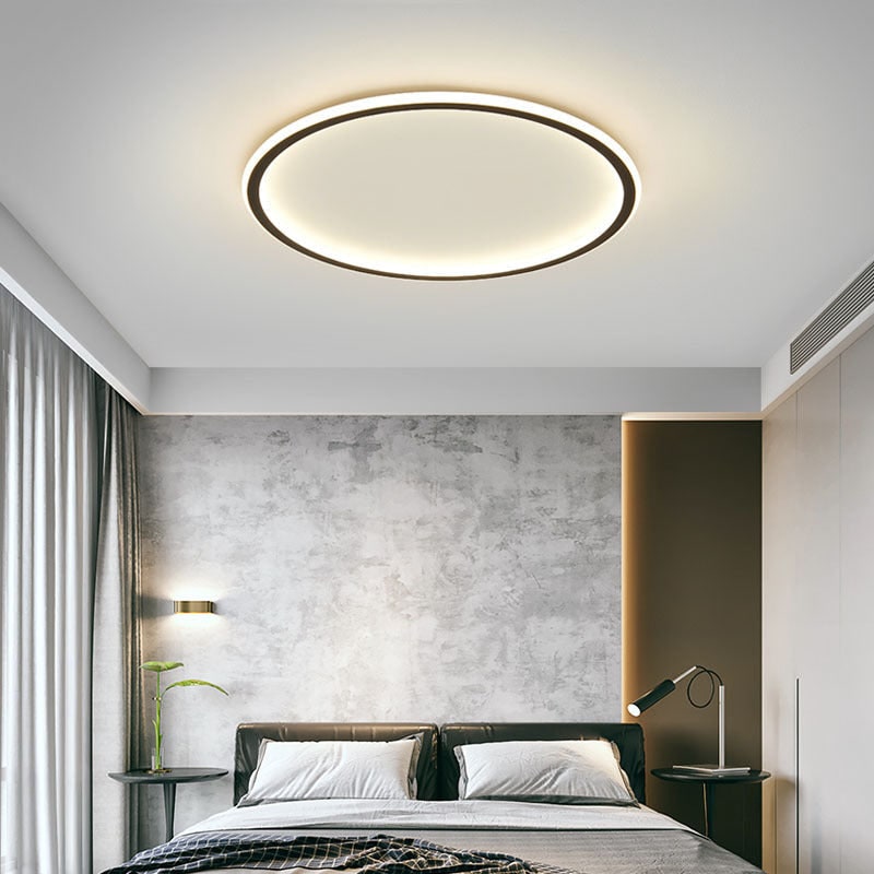 Flush Mount LED Ceiling Light Circular Modern Dimmable Fixture
