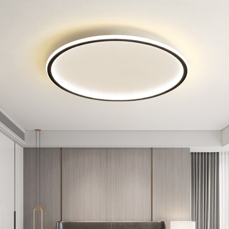 Flush Mount LED Ceiling Light Circular Modern Dimmable Fixture