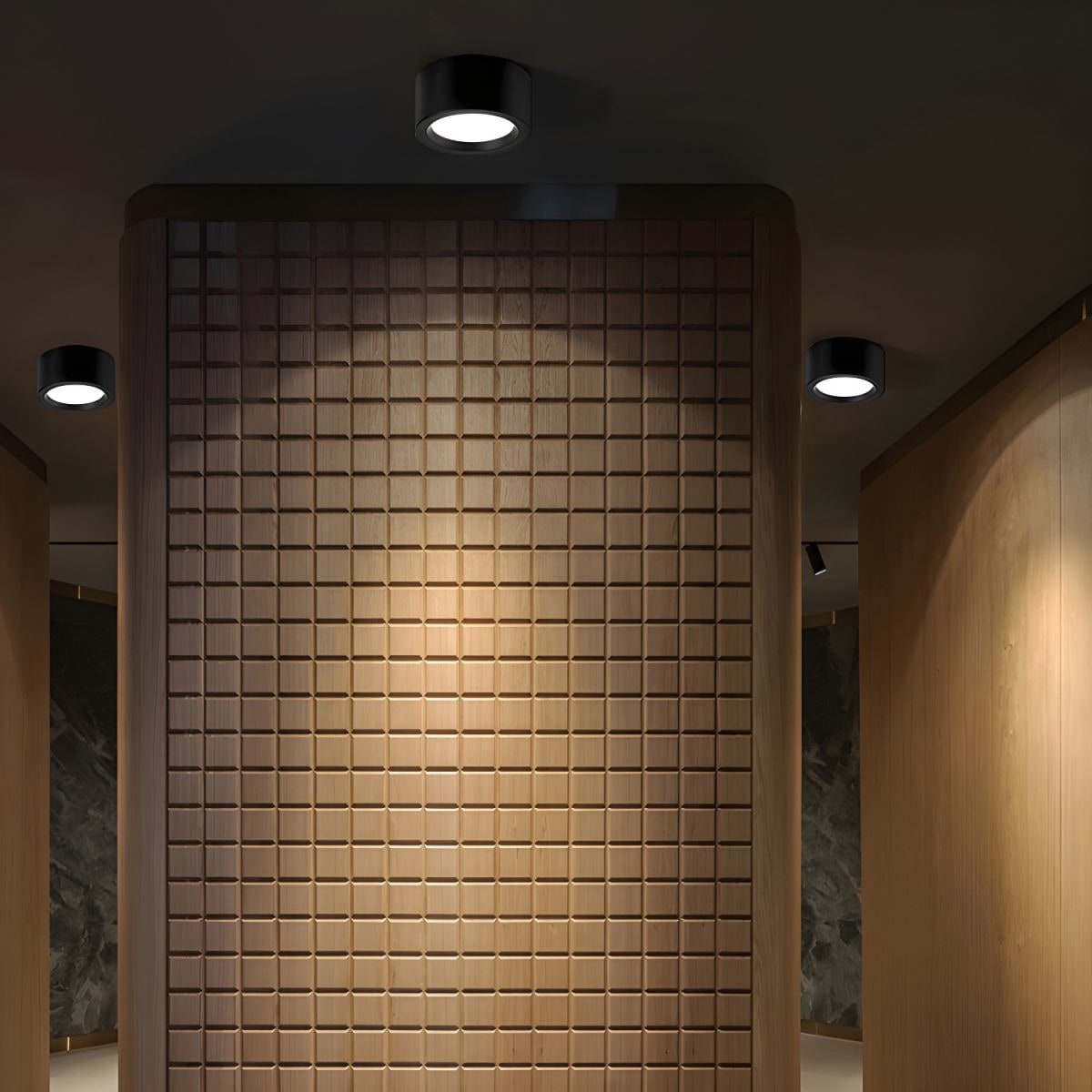 Flush Mount Cylinder LED Ceiling Light with Modern Design and Energy Efficient Lighting