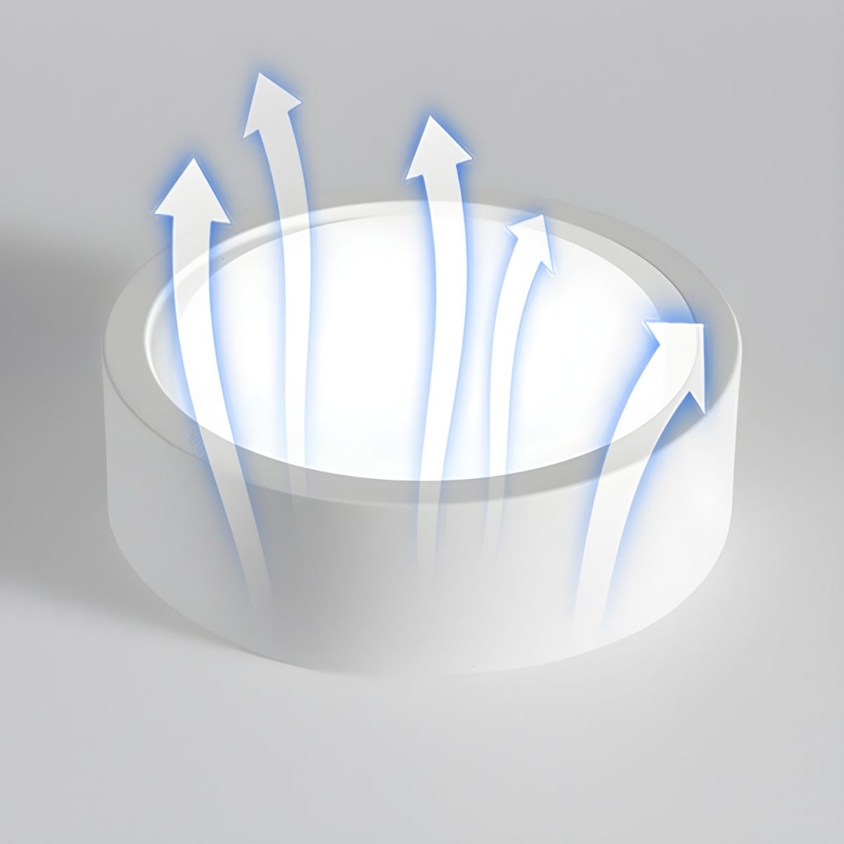 Flush Mount Cylinder LED Ceiling Light with Modern Design and Energy Efficient Lighting