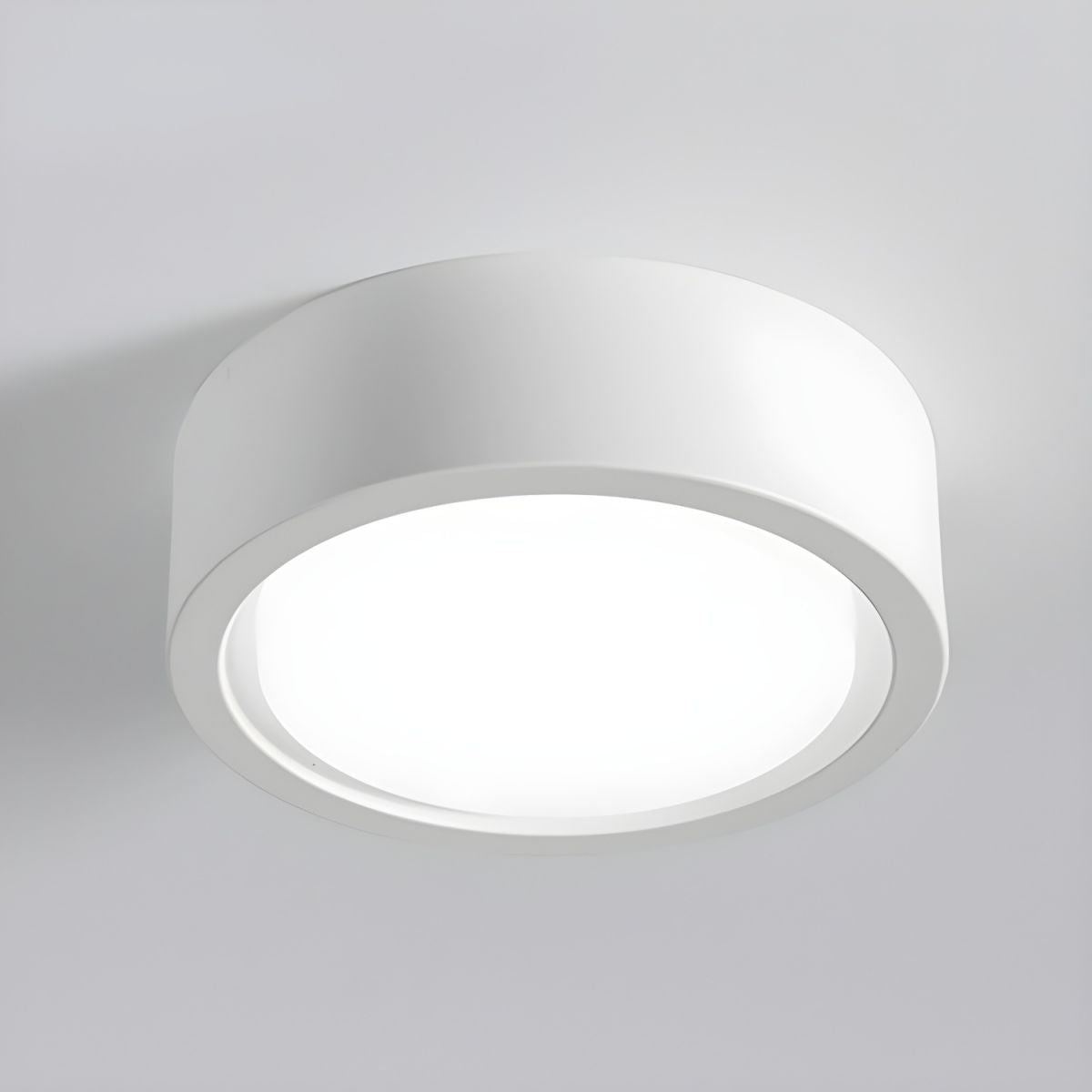 Flush Mount Cylinder LED Ceiling Light with Modern Design and Energy Efficient Lighting