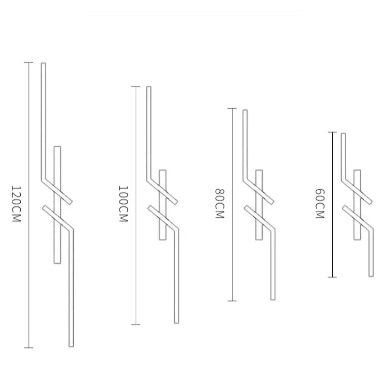 Flush Mount Linear LED Ceiling Light Fixture with Remote Control and Dimmable Design