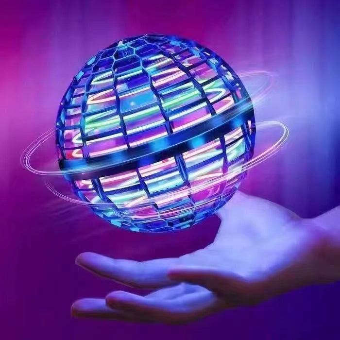 Flying Orb Ball Toy with LED Lights and Hand Controlled Hovering Hover Boomerang