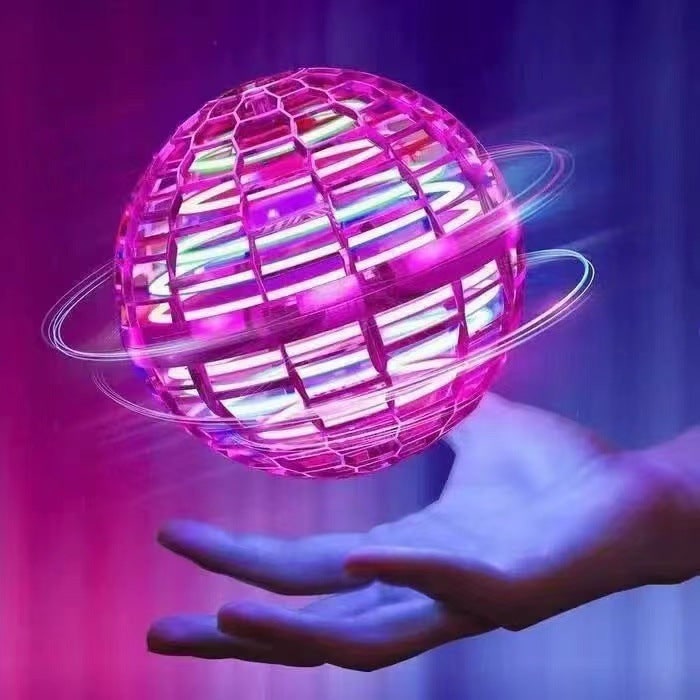 Flying Orb Ball Toy with LED Lights and Hand Controlled Hovering Hover Boomerang