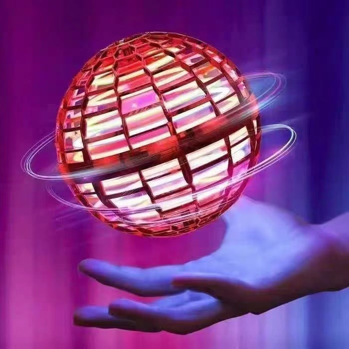Flying Orb Ball Toy with LED Lights and Hand Controlled Hovering Hover Boomerang