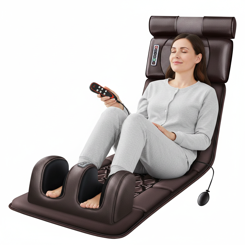 Full Body Massage Mat with Heat Kneading and Vibration and Soul Relaxation