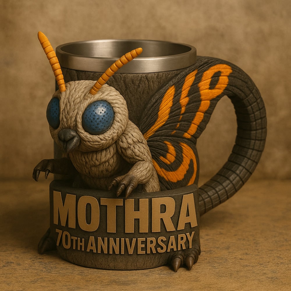 Fun Monster Coffee Mug with Stainless Steel Liner and Sculpted 3D Design