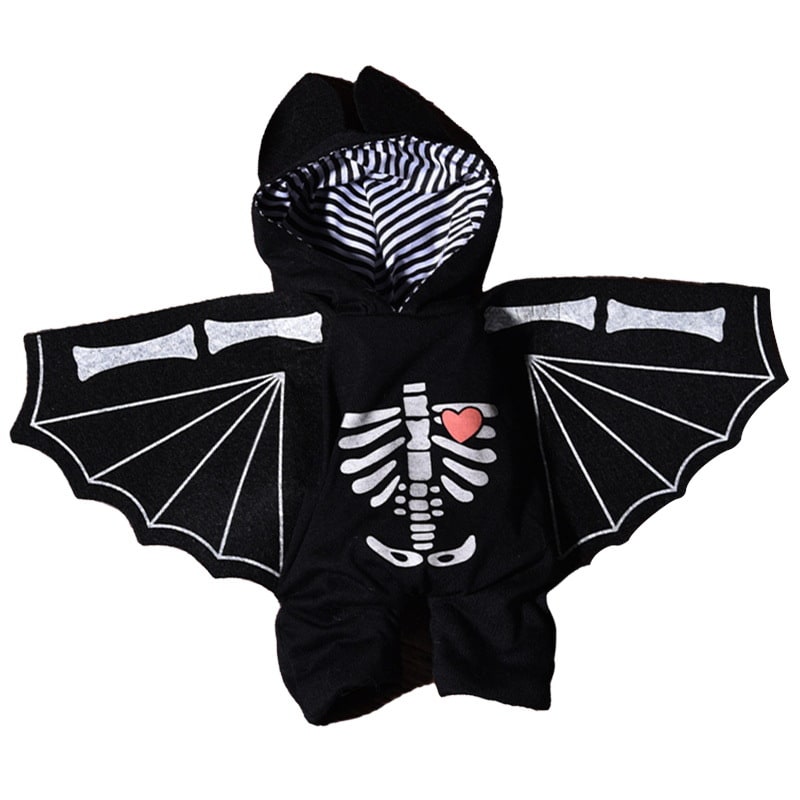 Funny Dog Costume with Novelty Holiday Designs and Adjustable Closures Halloween