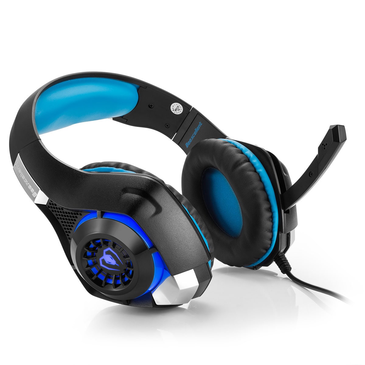 Gaming Headphones with Mic and LED Lights Wired Headset with Microphone USB and 3.5mm Jack