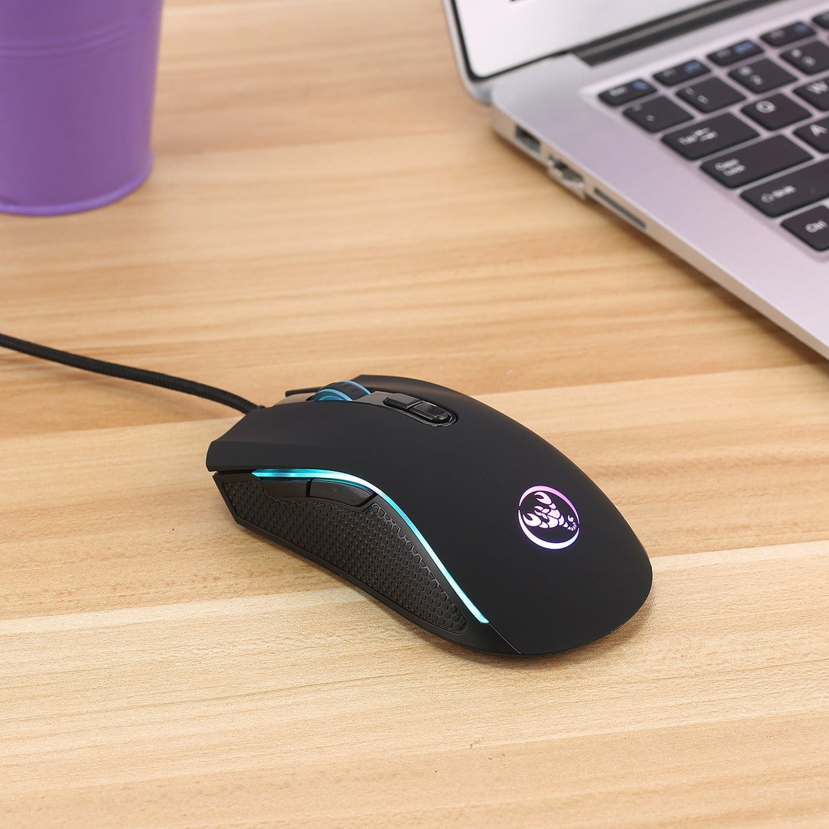 Gaming Keyboard and Ergonomic Mouse Combo Rgb Backlighting and Floating Keycap Design