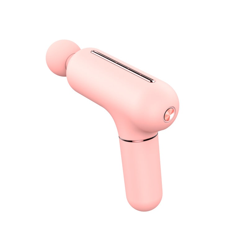 Girls' Mini Handheld Deep Tissue Massage Gun with Four Interchangeable Heads and Portable Cordless Design