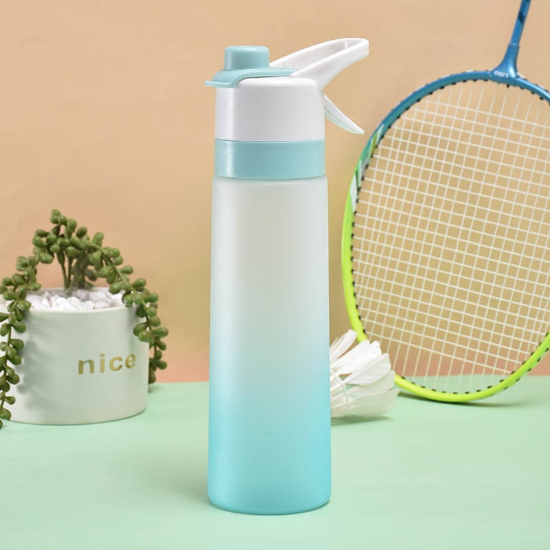 Girls' Misting Water Bottle Reusable Drink with Spray Trigger Flip-Top Cap Insulated