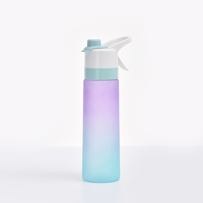 Girls' Misting Water Bottle Reusable Drink with Spray Trigger Flip-Top Cap Insulated