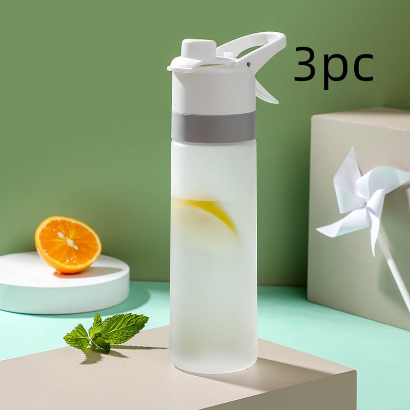 Girls' Misting Water Bottle Reusable Drink with Spray Trigger Flip-Top Cap Insulated