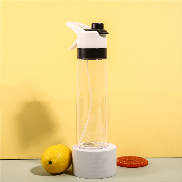 Girls' Misting Water Bottle Reusable Drink with Spray Trigger Flip-Top Cap Insulated