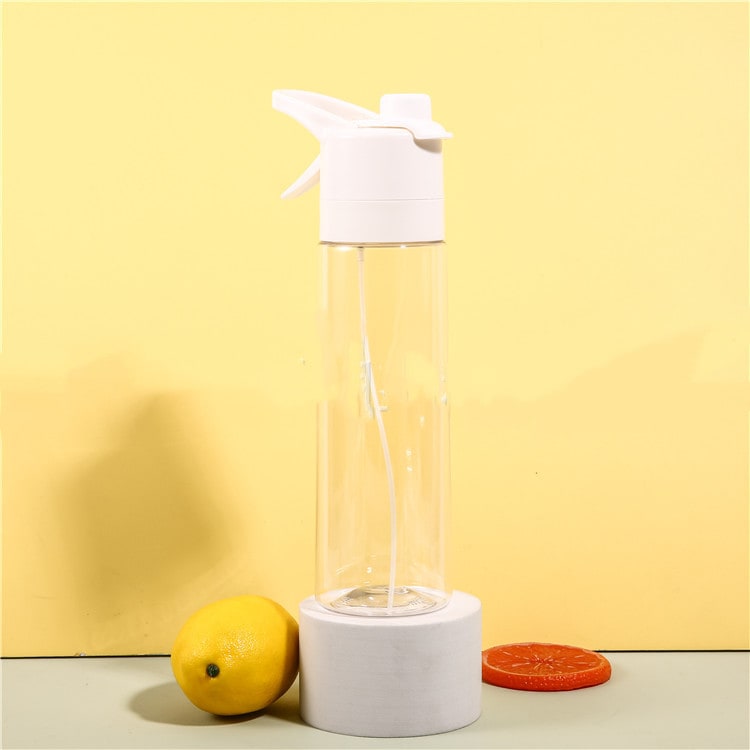 Girls' Misting Water Bottle Reusable Drink with Spray Trigger Flip-Top Cap Insulated