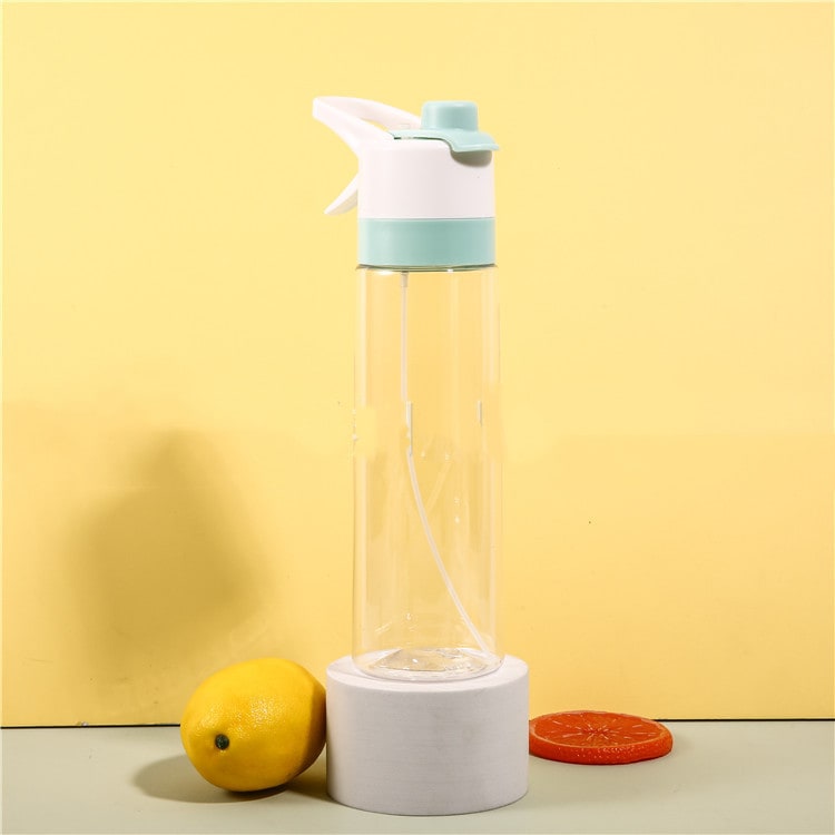 Girls' Misting Water Bottle Reusable Drink with Spray Trigger Flip-Top Cap Insulated