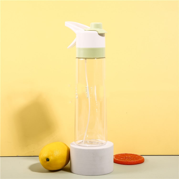 Girls' Misting Water Bottle Reusable Drink with Spray Trigger Flip-Top Cap Insulated