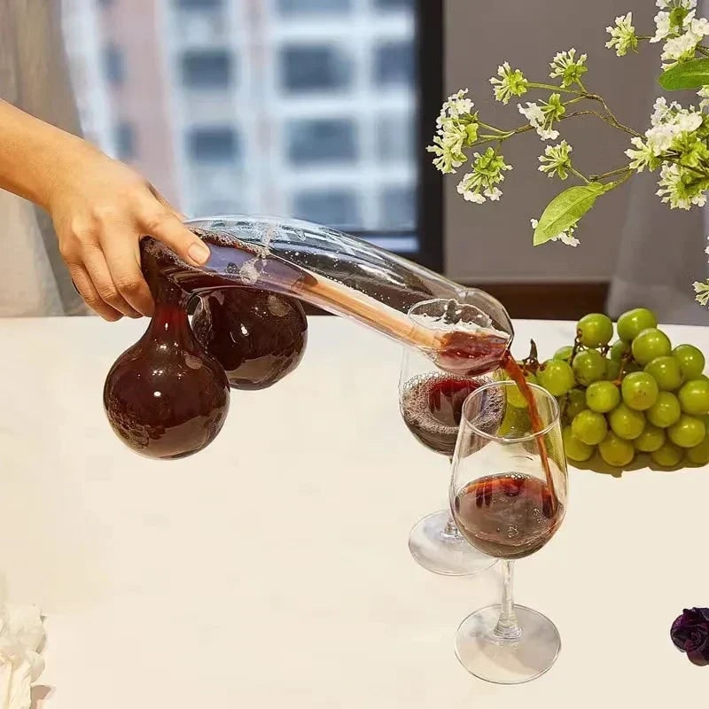 Glass Decanter Novelty Funny Phallic Clear Liquor Whiskey Gift