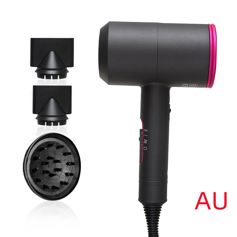 Hair Dryer Blow with Diffuser and Concentrator Nozzles Universal Attachment