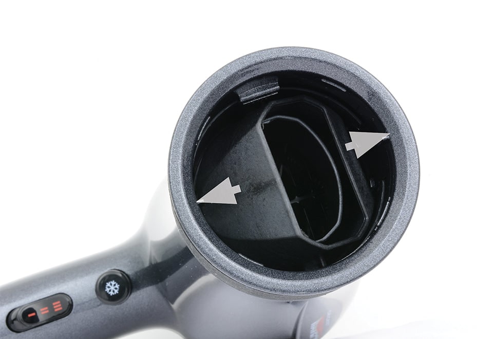 Hair Dryer with Diffuser and Concentrator Nozzle Oscillating Ionic Styling Tool