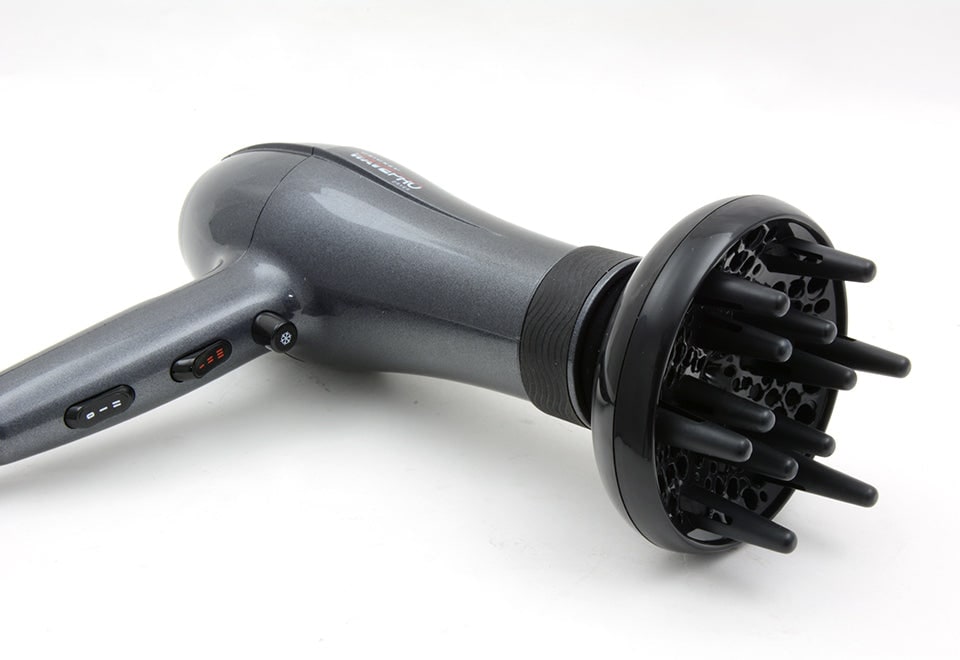 Hair Dryer with Diffuser and Concentrator Nozzle Oscillating Ionic Styling Tool