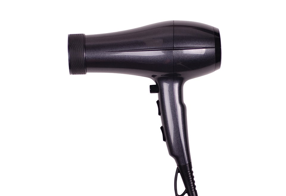 Hair Dryer with Diffuser and Concentrator Nozzle Oscillating Ionic Styling Tool