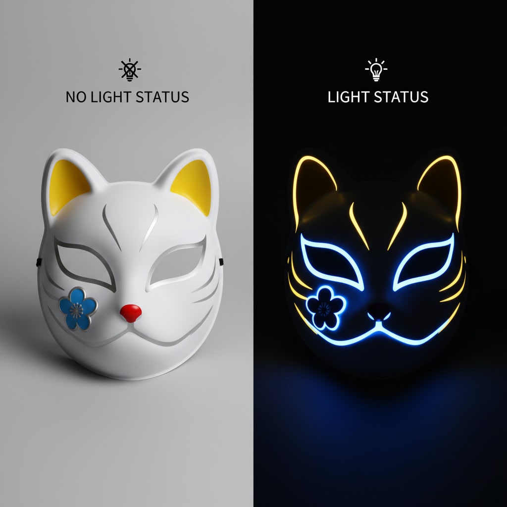 Halloween Anime Cosplay Costume and Outfits Set with and LED for Character Fans