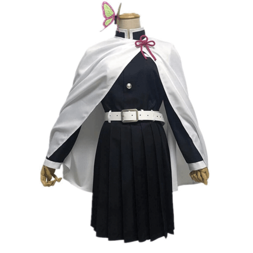 Halloween Anime Cosplay Costume and Outfits with Haori Jacket Checkered Pattern