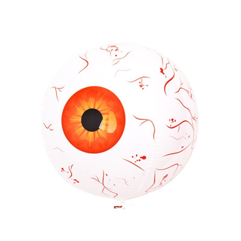 Halloween Balloon Decoration Eyeball with Bloodshot Design for Party and Haunted House Decor