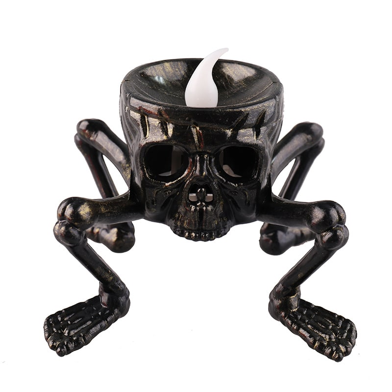 Halloween Decorations Flameless LED Candles Battery Operated and Skeleton Hand Prop T Light