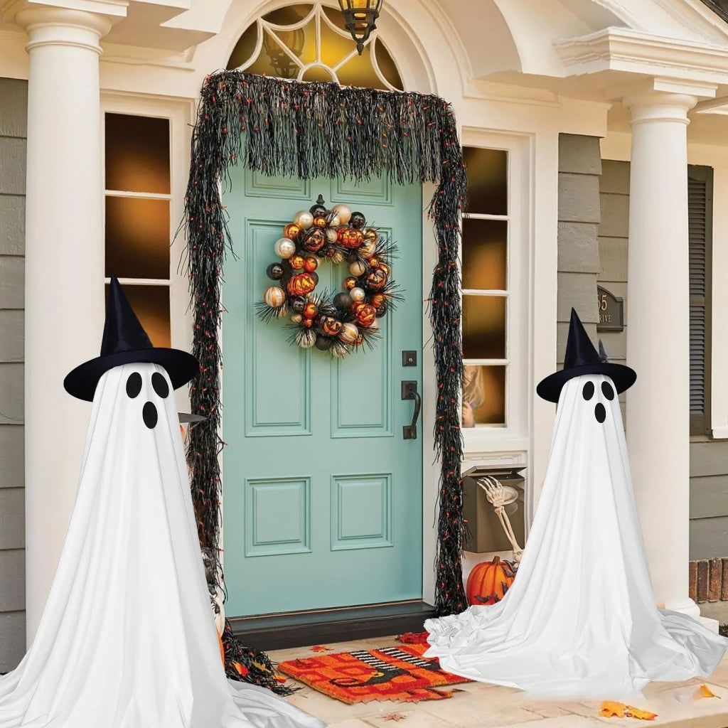 Halloween Ghost Decoration Inflatable with LED Lights for Outdoor Party Decor