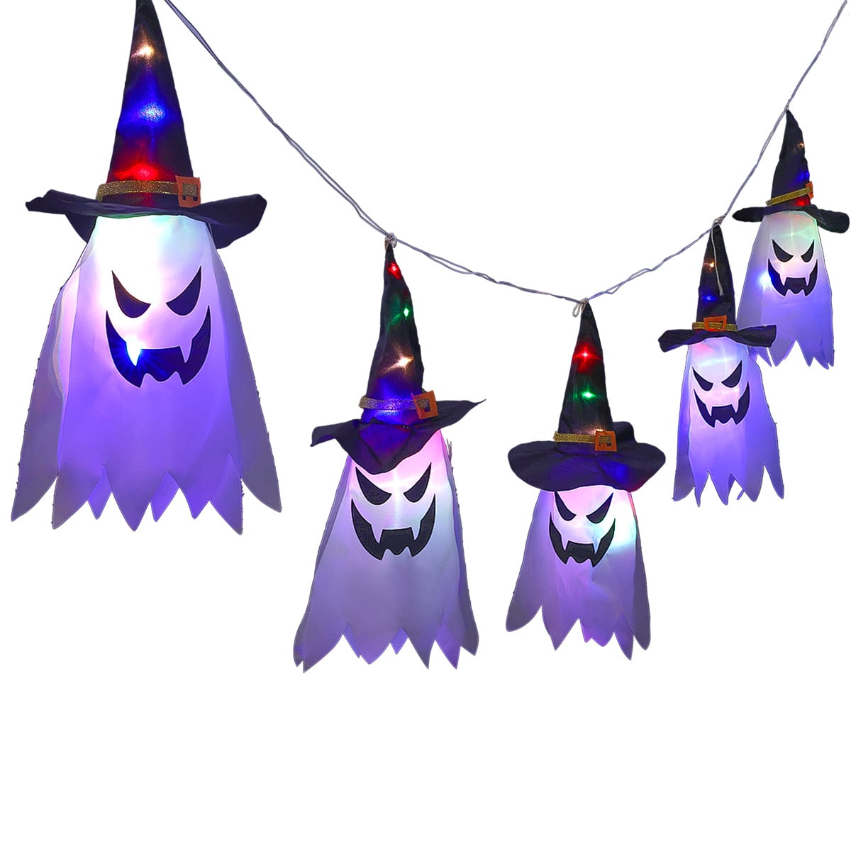 Halloween Ghost Decoration Light with Hanging and LED String for Party Decor