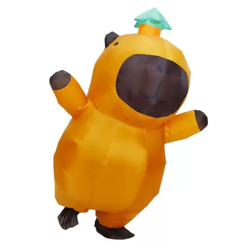 Halloween Inflatable Costume for Funny Full Body Animal Outfit with Clear Viewing Window