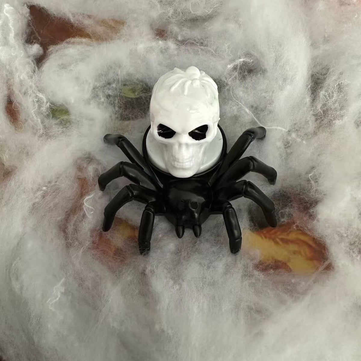 Halloween Spider Tea Lights with LED Candles Battery Operated Flameless Holder Decoration