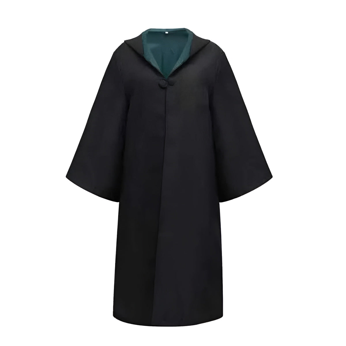Halloween Wizard Costume Robe Set with Striped Scarf Tie and Glasses for Party and Cosplay