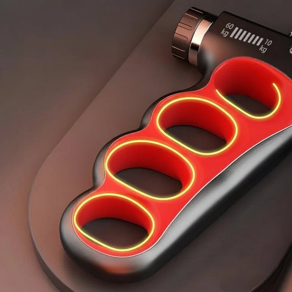 Hand Grip Strengthener and Strength Trainer with Digital Counter and Adjustable Resistance